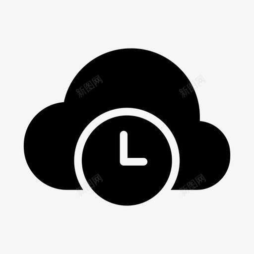 云加载云上传文件图标svg_新图网 https://ixintu.com 云上传 云加载 文件上传 文件下载