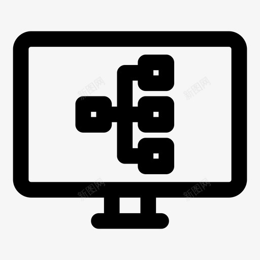 监控工作流程业务图表图标svg_新图网 https://ixintu.com 业务 图表 层次结构 工作流程 流程 监控工作流程