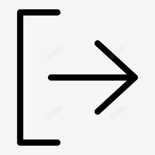 注销退出注销按钮图标svg_新图网 https://ixintu.com 注销 注销按钮 注销标志 注销箭头 退出