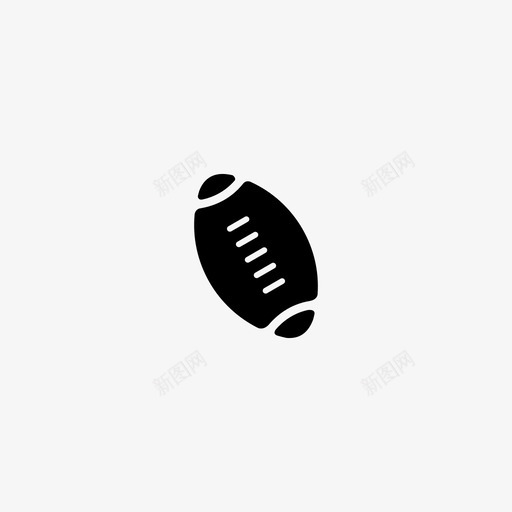橄榄球球足球图标svg_新图网 https://ixintu.com 体育 橄榄球 球 美国 足球