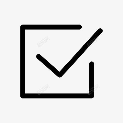 选中标记同意复选框图标svg_新图网 https://ixintu.com 同意 复选框 正确 选中 选中标记