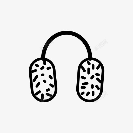 采购产品头带耳罩头带耳罩耳罩图标svg_新图网 https://ixintu.com 保暖 冬装 圣诞套装 头带耳罩 耳罩 采购产品头带耳罩