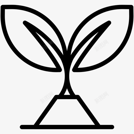 植物农业种植图标svg_新图网 https://ixintu.com 农业 多媒体线图标 植物 植物生长 种植 耕作