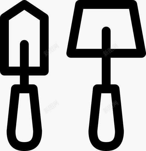 采购产品园艺工具园艺工具锄头图标svg_新图网 https://ixintu.com 园艺工具 花园和工具 采购产品园艺工具 铁锹 锄头