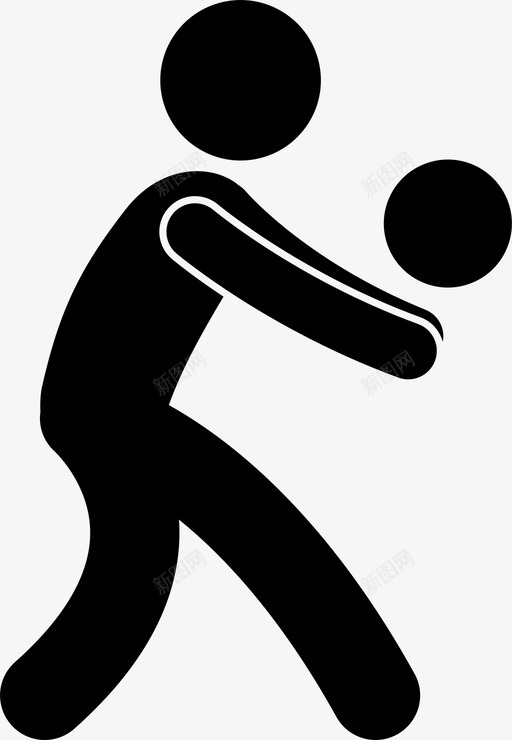 排球运动员运动员人图标svg_新图网 https://ixintu.com 人 室内运动 排球运动员 比赛 运动员