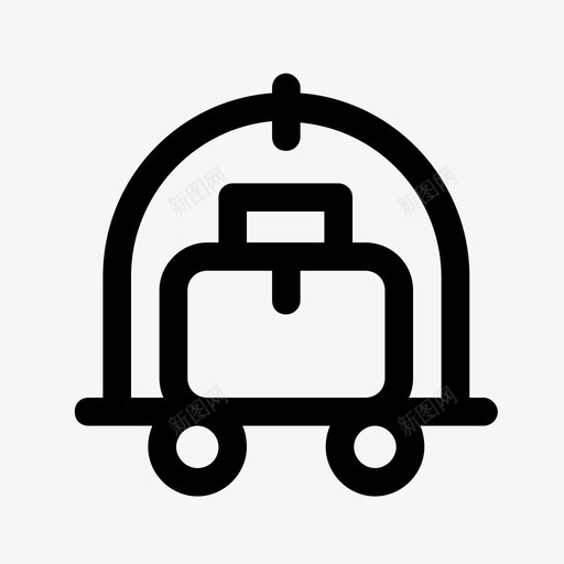 采购产品行李袋子行李图标svg_新图网 https://ixintu.com 手提箱 旅馆和饭店 行李 行李车 袋子 采购产品行李