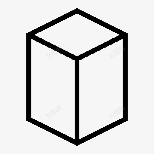 大箱子纸板箱纸箱图标svg_新图网 https://ixintu.com 大箱子 封闭式 纸板箱 纸箱