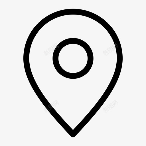 地图标识位置导航svg_新图网 https://ixintu.com 位置 地图标识 导航 常规 标签