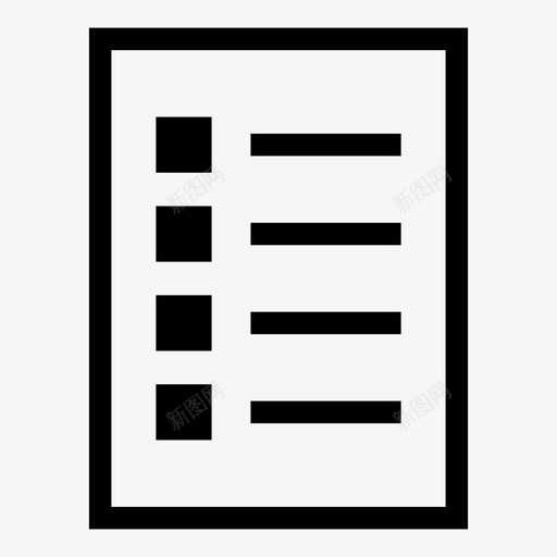 列表菜单说明项目图标svg_新图网 https://ixintu.com 列表菜单 菜单列表 说明 项目