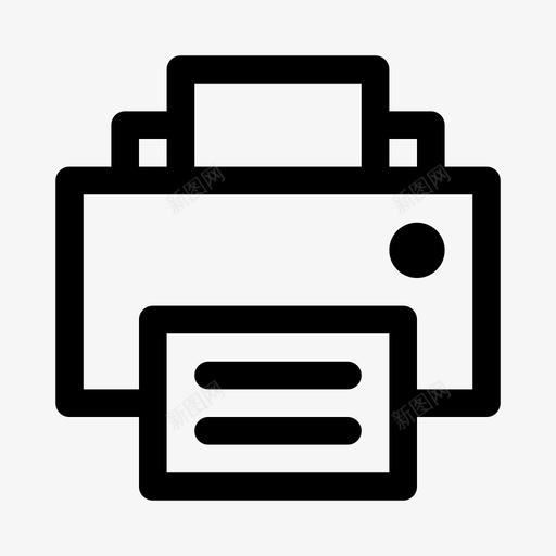 打印机喷墨打印机办公室打印机图标svg_新图网 https://ixintu.com 办公室打印机 喷墨打印机 学校打印机 打印 打印机 纯线条
