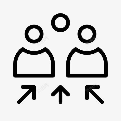 目标受众代理商业图标svg_新图网 https://ixintu.com 代理 商业 目标受众 营销 销售