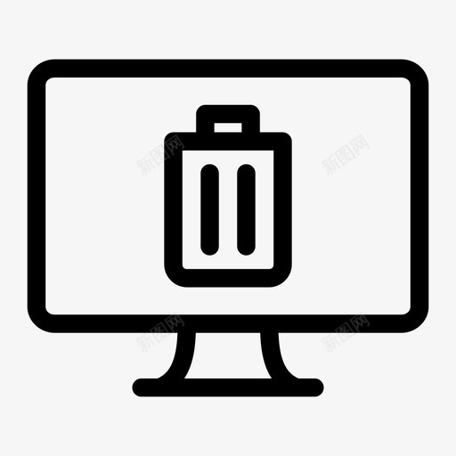 监控回收站罐箱删除图标svg_新图网 https://ixintu.com 删除 回收 垃圾 监控回收站 移除 罐箱