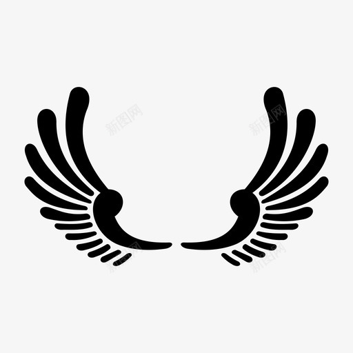 天使小天使苍蝇图标svg_新图网 https://ixintu.com 天使 小天使 翅膀 苍蝇
