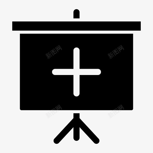 投影屏幕添加大屏幕解释者图标svg_新图网 https://ixintu.com 加 大屏幕 投影屏幕添加 教学 板 演示 解释 解释者