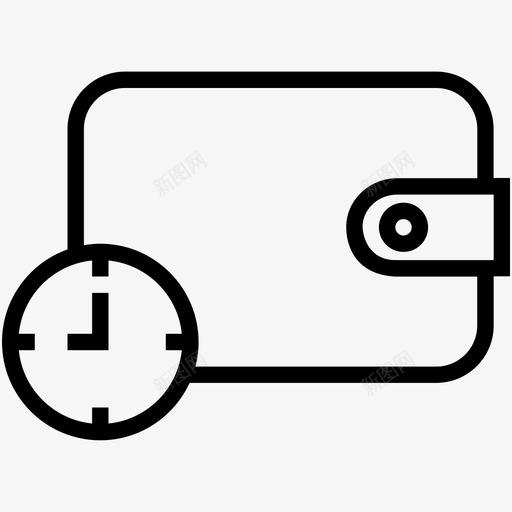 钱包钱包钱包卡片持有人图标svg_新图网 https://ixintu.com 卡片持有人 时钟 硬币钱包 钱包 钱包钱包 银行和金融图标