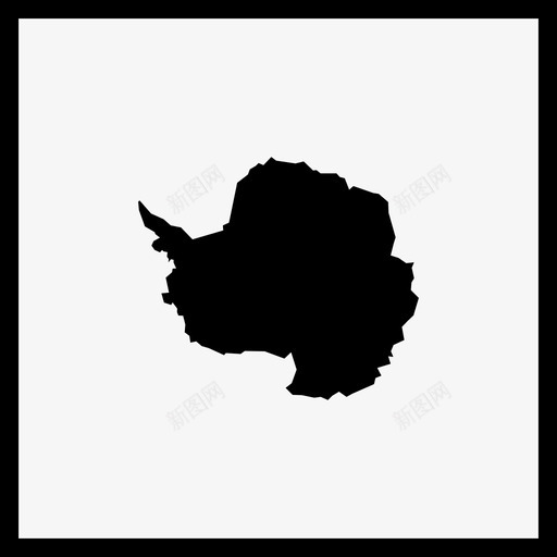 南极洲大陆旗帜图标svg_新图网 https://ixintu.com 世界广场旗帜轮廓 南极 南极条约 南极洲 大陆 旗帜