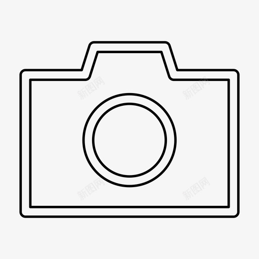 照相机胶卷线条图标svg_新图网 https://ixintu.com 图片 照片 照相机 线条图标 胶卷