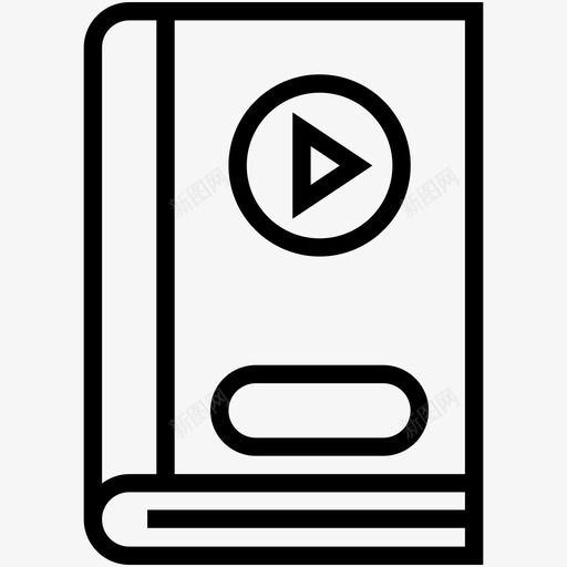 有声书有声文学电子书图标svg_新图网 https://ixintu.com 教育 教育图标集 有声书 有声文学 电子书