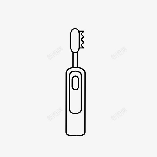 牙刷护理牙科图标svg_新图网 https://ixintu.com 技术 护理 牙刷 牙科 电动