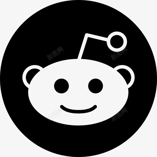 Reddit社交标志字符社交图标圆形svg_新图网 https://ixintu.com Reddit社交标志字符 社交图标圆形