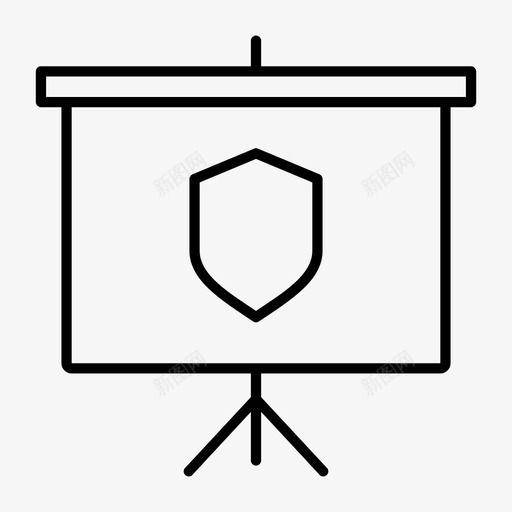 安全投影屏幕大屏幕讲解器图标svg_新图网 https://ixintu.com 大屏幕 安全投影屏幕 屏蔽 教学 板 演示 讲解器 说明
