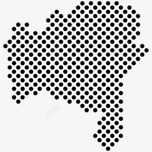 巴伊亚联邦单位地图图标svg_新图网 https://ixintu.com 地图 巴伊亚 巴西各州 巴西地图点 联邦单位