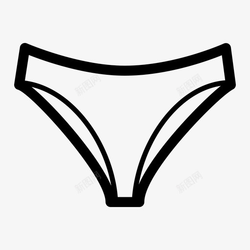 采购产品内衣裤子内衣图标svg_新图网 https://ixintu.com 内衣 内裤 女装 服装配件 裤子 采购产品内衣