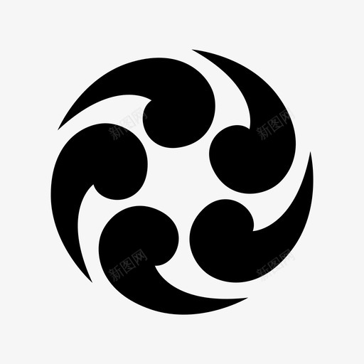 抽象圆元素螺旋图标svg_新图网 https://ixintu.com 元素 抽象圆 旋转 螺旋