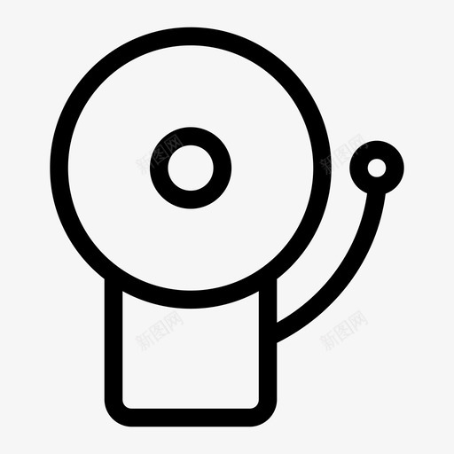 铃警告行动公平图标svg_新图网 https://ixintu.com 行动公平 警告 铃