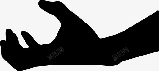 抓住屁股手图标svg_新图网 https://ixintu.com 变态 屁股 手 手势 抓住 骚扰