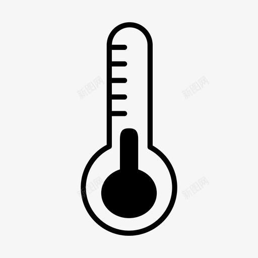 寒冷冰冻下雪图标svg_新图网 https://ixintu.com 下雪 冬天 冰冻 天气 寒冷 温度