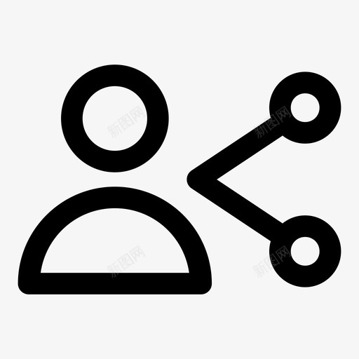 用户共享文件媒体图标svg_新图网 https://ixintu.com 媒体 文件 用户共享 社交 网站开发最大胆