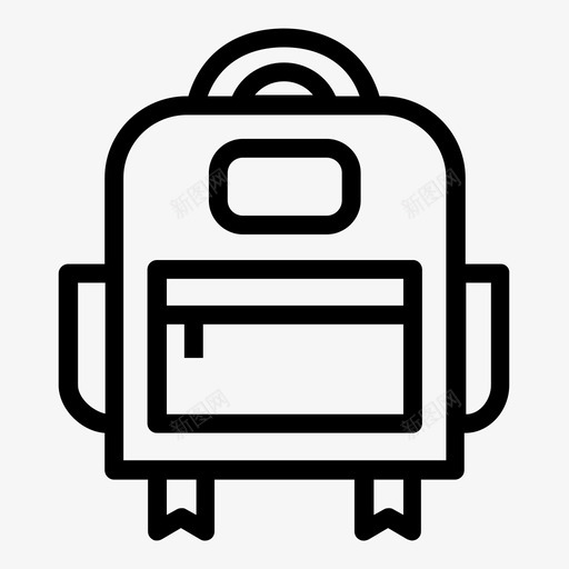 学生背包学生背包背包书包图标svg_新图网 https://ixintu.com 书包 学校 学生背包 学生背包背包 教育