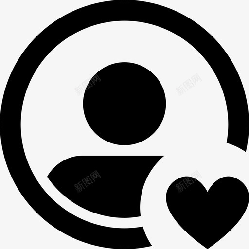 化身之爱最爱个人资料图标svg_新图网 https://ixintu.com 24x24像素 个人资料 化身之爱 最爱 用户