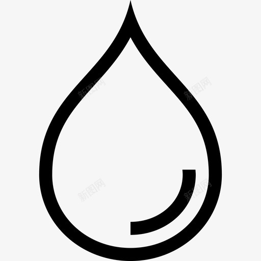 水滴雨ios工具栏图标字形svg_新图网 https://ixintu.com ios工具栏图标字形 水滴 雨