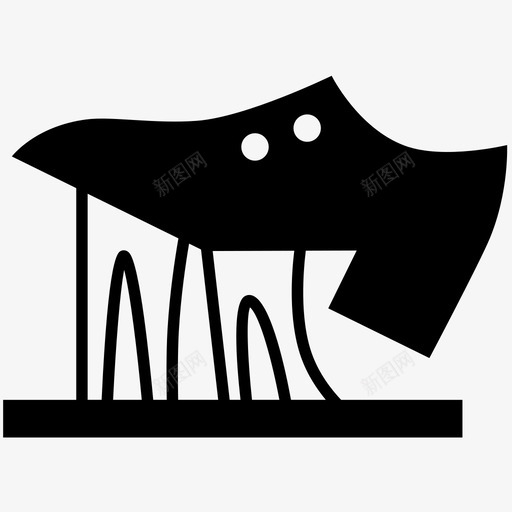 粘地板粘合剂胶水图标svg_新图网 https://ixintu.com 口香糖 浆糊 粘合剂 粘地板 胶水 鞋子