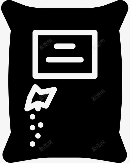 破袋子农业花园图标svg_新图网 https://ixintu.com 农业 破袋子 粉碎农场固体 花园
