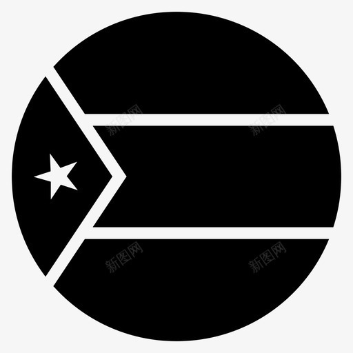 南苏丹非洲国家图标svg_新图网 https://ixintu.com 世界圆形旗帜雕文 南苏丹 国家 国旗 苏丹 非洲