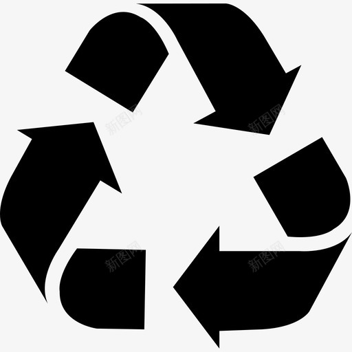 回收三角符号三箭头旋转超图标svg_新图网 https://ixintu.com 回收三角符号三箭头旋转 超图标