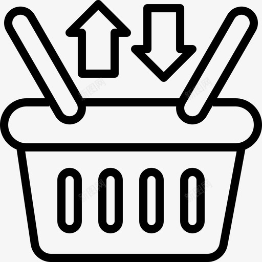 交换篮子物品图标svg_新图网 https://ixintu.com 交换 商店 物品 物品互换 篮子 网上商店 购物 零售
