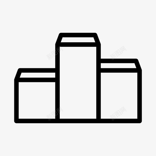 基座位置奖励图标svg_新图网 https://ixintu.com 位置 基座 奖励 奖杯 运动