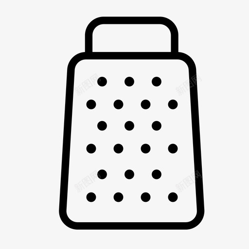 磨碎机家用厨房奶酪图标svg_新图网 https://ixintu.com 厨房奶酪 家用 磨碎机