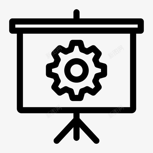 设置投影屏幕大屏幕板图标svg_新图网 https://ixintu.com 大屏幕 屏幕投影仪 板 解释 设置投影屏幕 说明