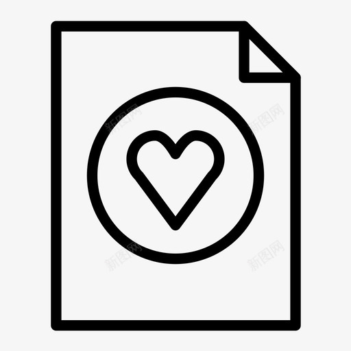 心形单约会最爱图标svg_新图网 https://ixintu.com 心形单 折叠页 最爱 爱情 约会 角状床单
