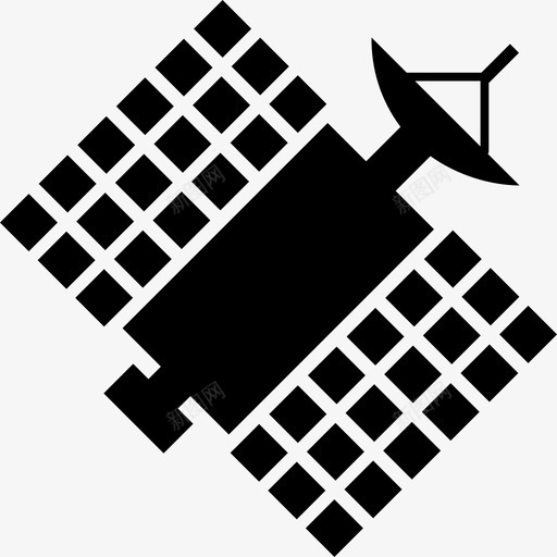 卫星工具和器具军事战略图标svg_新图网 https://ixintu.com 军事战略 卫星 工具和器具