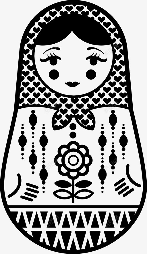 matrioshka洋娃娃筑巢娃娃图标svg_新图网 https://ixintu.com matrioshka 俄罗斯 洋娃娃 筑巢娃娃 纪念品