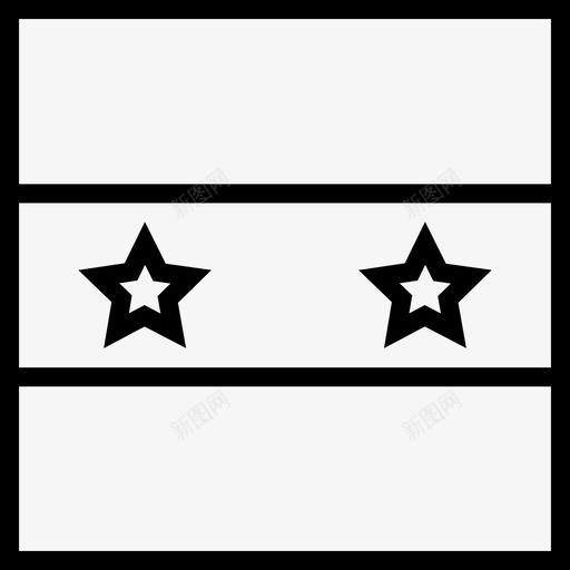 叙利亚亚洲国家图标svg_新图网 https://ixintu.com 世界广场旗帜轮廓 亚洲 叙利亚 国家 旗帜