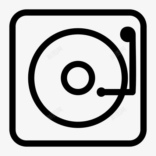 djdj集合音乐图标svg_新图网 https://ixintu.com dj dj集合 唱片 录音机 转盘 音乐