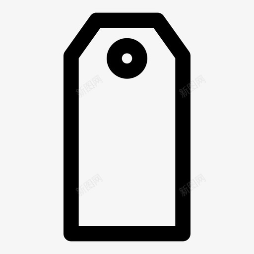 标签商品销售图标svg_新图网 https://ixintu.com 商品 商店 标签 用户界面最粗体 销售