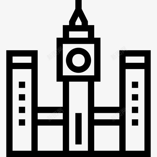 伦敦塔英国景观图标svg_新图网 https://ixintu.com 伦敦塔 建筑 景观 英国 观光